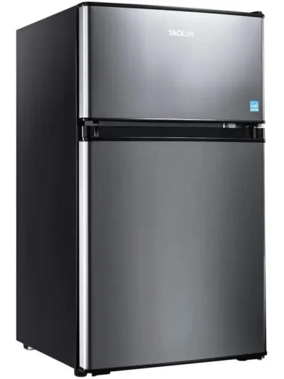 3.1-Cubic-Foot Mini Fridge with Freezer Compartment – Compact LED-Lit Refrigerator