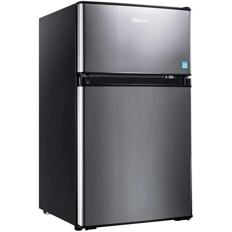 3.1-Cubic-Foot Mini Fridge with Freezer Compartment – Compact LED-Lit Refrigerator