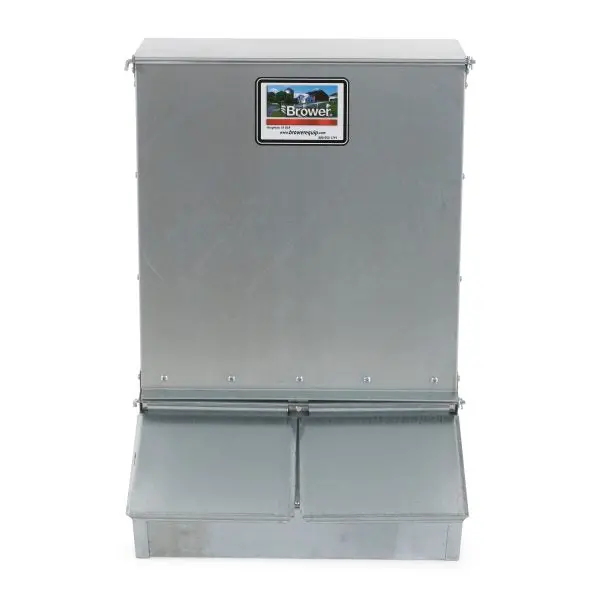 3.7-Bushel Dual-Door Hog Feeder – Livestock Supplement Dispenser for Up to 8 Hogs - Image 3
