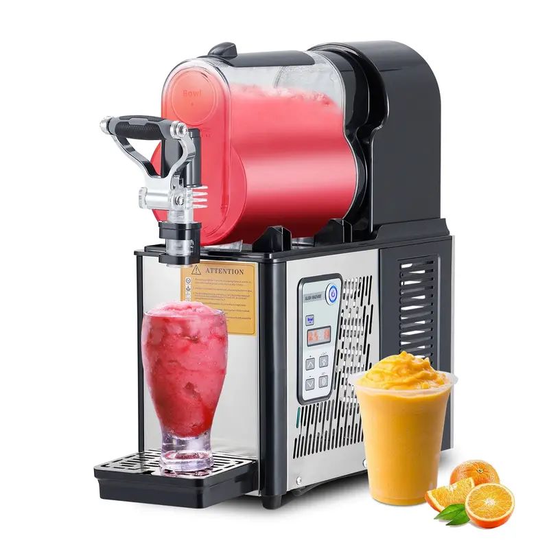 3-Liter Stainless Steel Slushie Machine — Self-Cleaning Frozen Drink Maker for Homes, Cafés, and Restaurants - Image 2