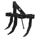 3-Shank Subsoiler Ripper – Tractor-Mounted, Fits 1- & 2-Point Quick Hitches
