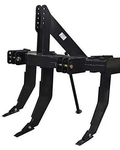3-Shank Subsoiler Ripper – Tractor-Mounted, Fits 1- & 2-Point Quick Hitches