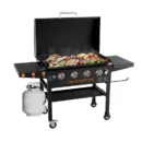 36-Inch Griddle Cooking Station with Vent Hood – Commercial-Style Flat Top