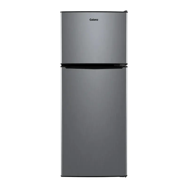 4.6 Cu. Ft. Stainless Steel Mini Refrigerator with Freezer – Compact Two-Door Design