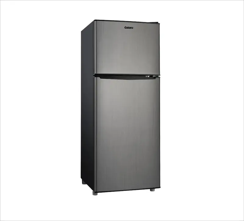 4.6 Cu. Ft. Stainless Steel Mini Refrigerator with Freezer – Compact Two-Door Design - Image 2