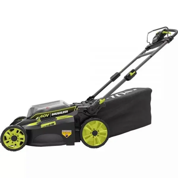 40V Brushless Cordless Lawn Mower, String Trimmer & Leaf Blower Combo – Includes 2 Batteries & 2 Chargers - Image 2