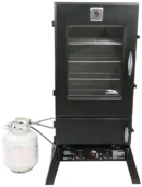 44-Inch Propane Smoker — Heavy-Duty Outdoor Cooking Unit