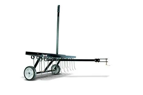48-Inch Tow-Behind Dethatcher – Medium-Duty Tine Rake for Lawn Aeration & Thatch Removal