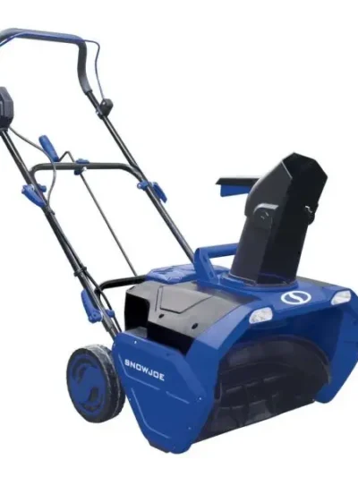 48V Cordless Single-Stage Snow Blower – 20″ Width, 2×4.0Ah Battery Kit + Charger