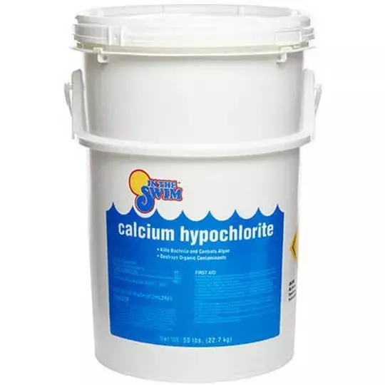 50 lb Calcium Hypochlorite Pool Shock – Granular Chlorine Treatment