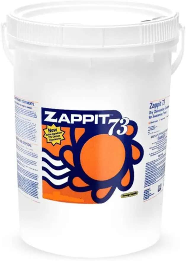 50-Pound Calcium Hypochlorite Pool Shock – 73% Cal Hypo Super Shock for Rapid Sanitization