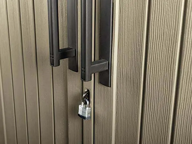 52 Cu. Ft. Lockable Outdoor Storage Shed – Weather-Resistant Construction - Image 5