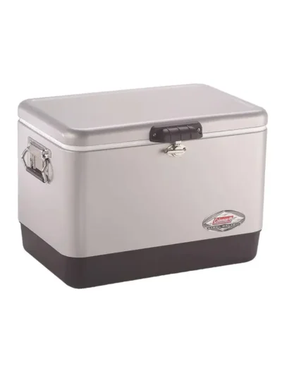 54-Quart Steel-Belted Cooler – Heavy-Duty Insulated Beverage & Food Container