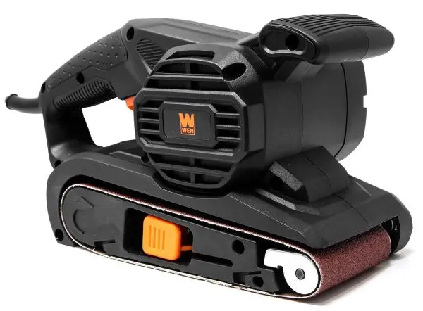 6.3-Amp Corded Belt Sander – 120-Volt Power Sander with Integrated Dust Collection System