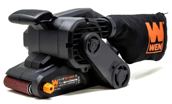 6.3-Amp Corded Belt Sander – 120-Volt Power Sander with Integrated Dust Collection System - Image 2