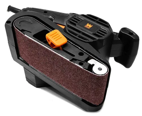 6.3-Amp Corded Belt Sander – 120-Volt Power Sander with Integrated Dust Collection System - Image 3