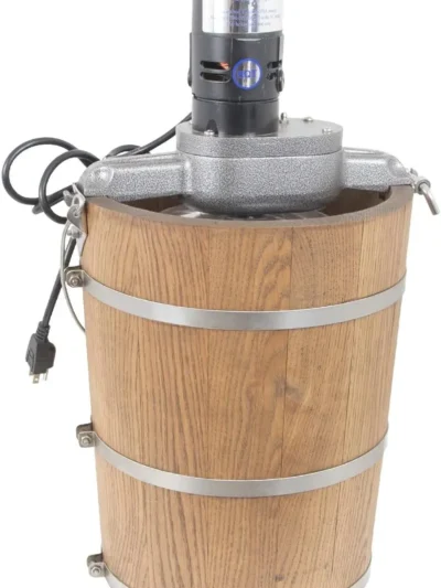 6-Quart Classic Wooden-Tub Electric Ice Cream Maker