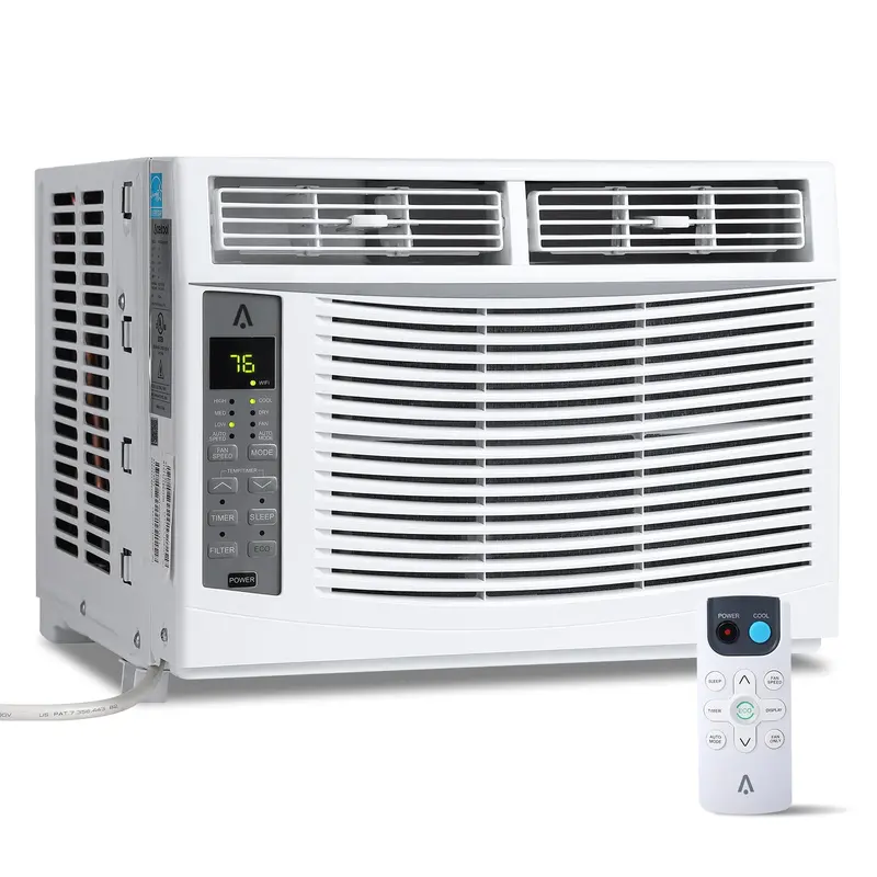 6,000 BTU Window Air Conditioner — 115V with Reusable Filter and Room Controls (Cools up to 250 sq ft) - Image 2