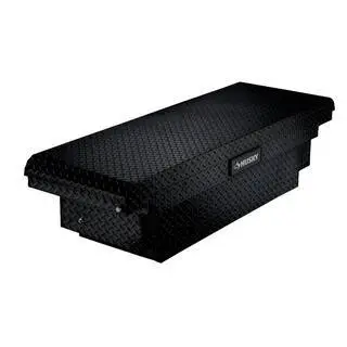 61.86-Inch Matte Black Aluminum Low-Profile Truck Tool Box – Mid-Size Vehicle Fit