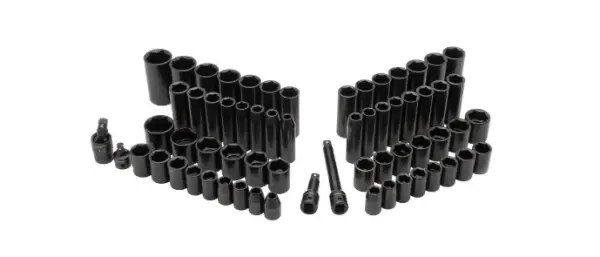 64-Piece 1/2-Inch Drive SAE/Metric Impact Socket Set – Professional Grade - Image 2