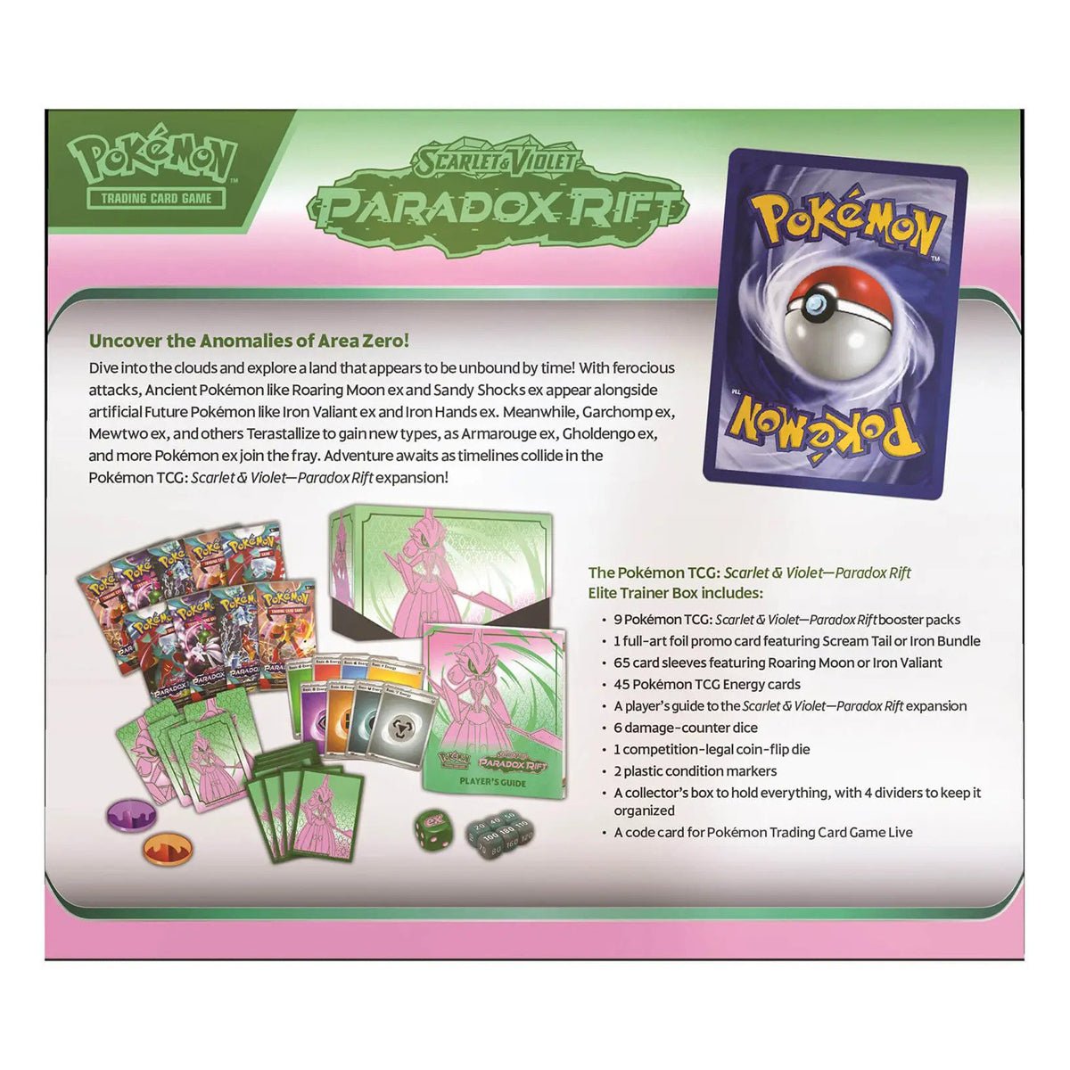 Scarlet & Violet Paradox Rift Elite Trainer Boxes (Pair) POKEMON TCG - Image 8