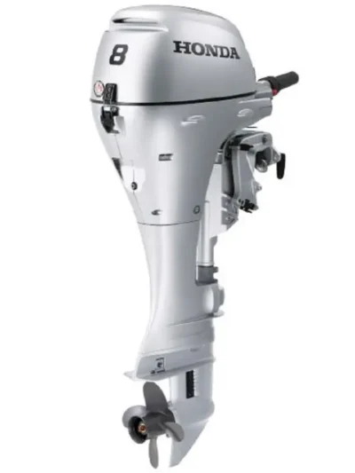 8 HP 4-Stroke Outboard Motor – Includes Throttle Grip and Power Tilt Functionality