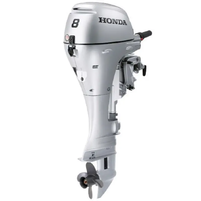 8 HP 4-Stroke Outboard Motor – Includes Throttle Grip and Power Tilt Functionality
