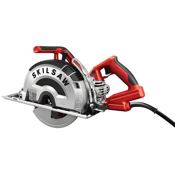 8-Inch Worm Drive Circular Saw – 15-Amp Corded Professional Saw - Image 2