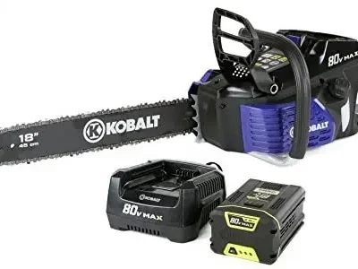 80V Max Lithium-Ion Cordless Chainsaw – 18-Inch Bar, High-Torque Brushless Motor