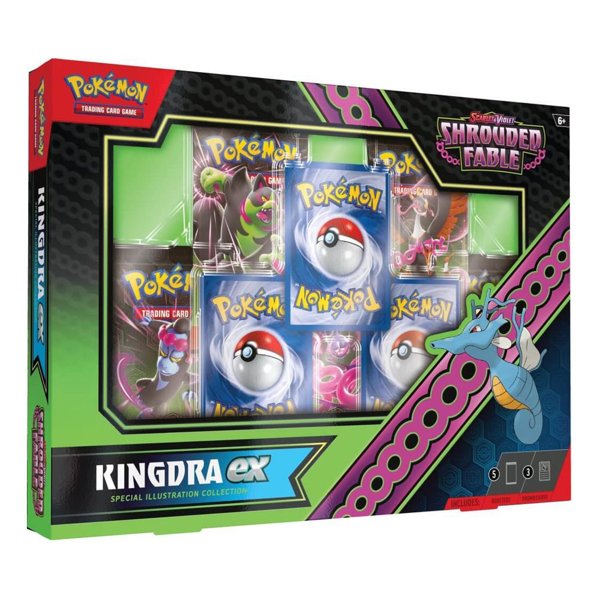 Scarlet & Violet Shrouded Fable Kingdra/Greninja ex Special Collection (Pair) POKEMON TCG - Image 2
