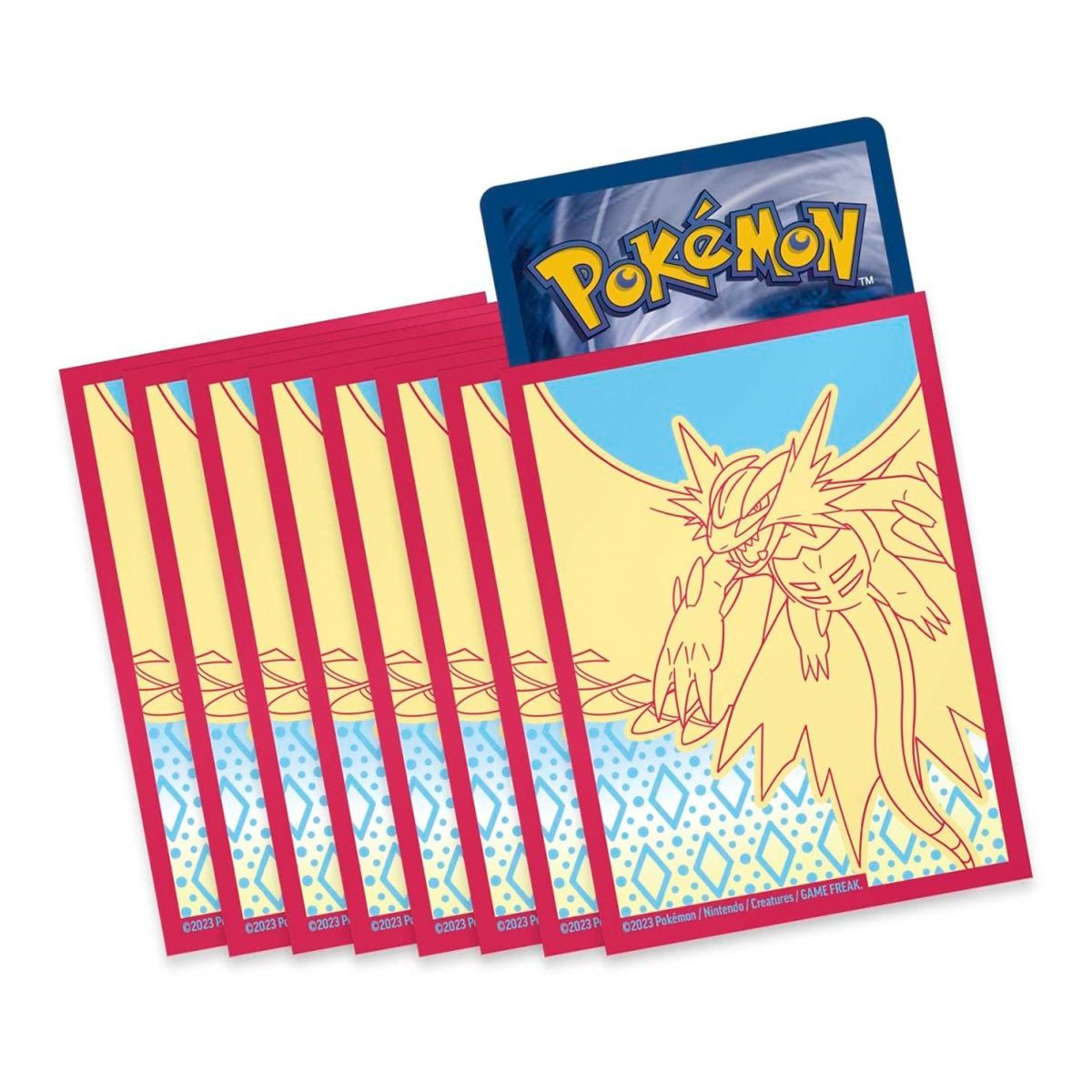 Pokemon Paradox Rift Iron Valiant Roaring Moon Pokemon Center Elite Trainer Box Pair - Image 9