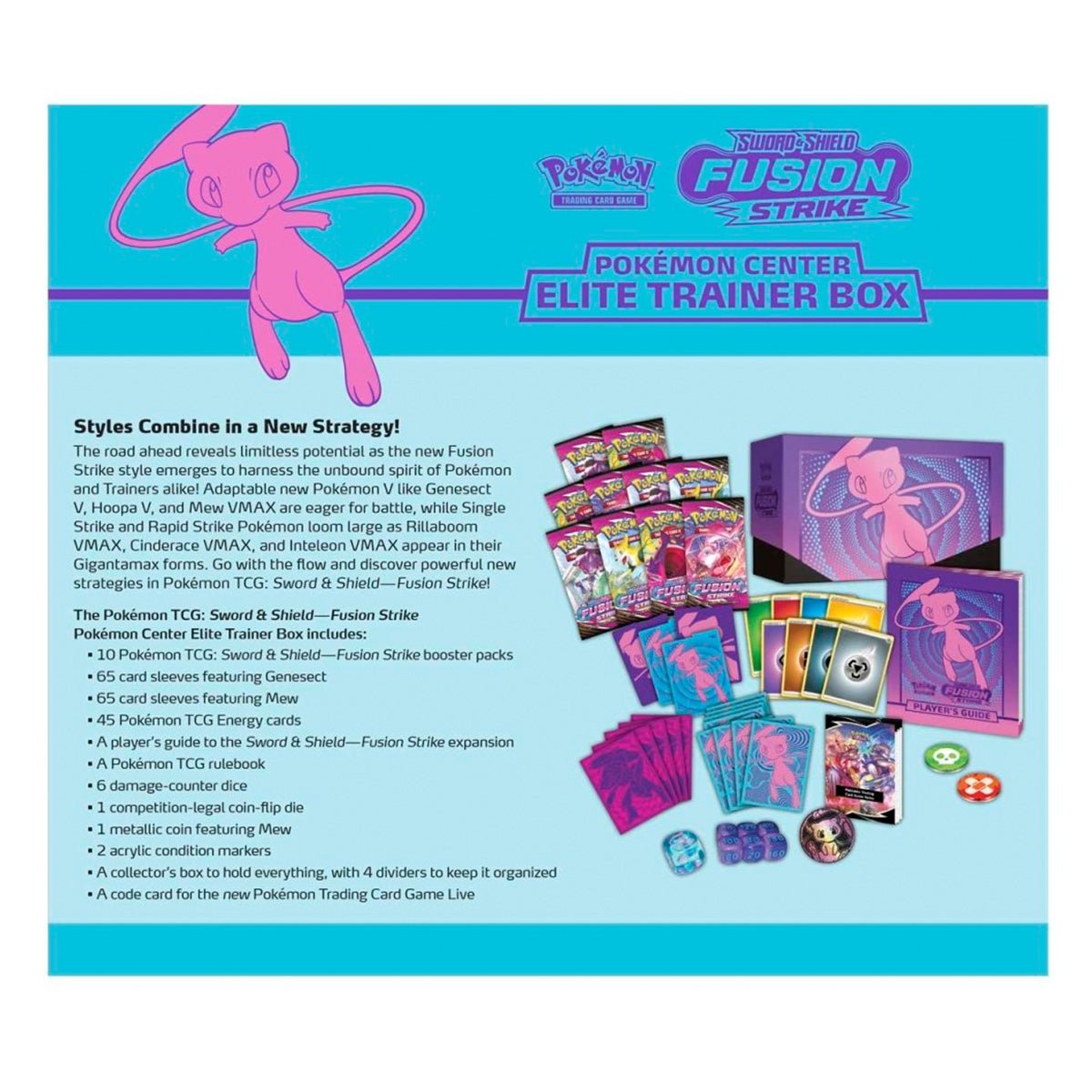 Pokemon TCG: Sword & Shield-Fusion Strike Pokémon Center Elite Trainer Box - Image 9