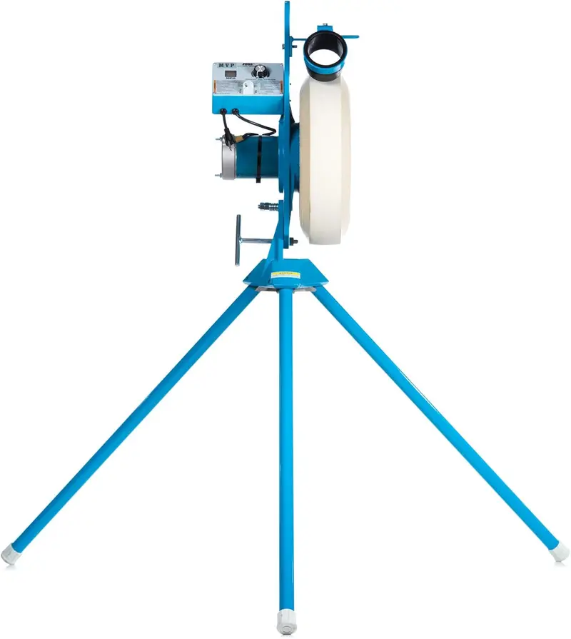 Adjustable Baseball & Softball Pitching Machine — Speed Range Up to 60 MPH, League-Ready Training Tool