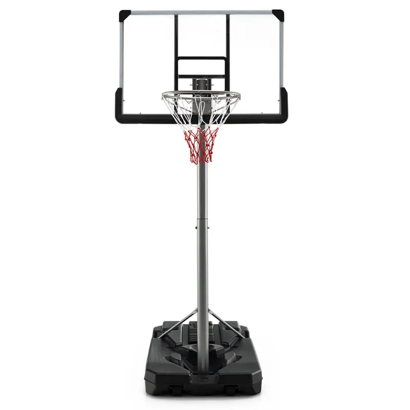 Adjustable Portable Basketball Hoop – 64–79″ Height, Wheeled Fillable Base, Poolside or Outdoor Use