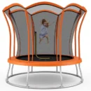 ASTM-Certified Flower-Shaped Outdoor Trampoline – 8FT or 10FT Diameter Options