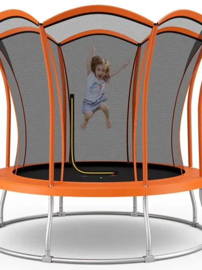ASTM-Certified Flower-Shaped Outdoor Trampoline – 8FT or 10FT Diameter Options