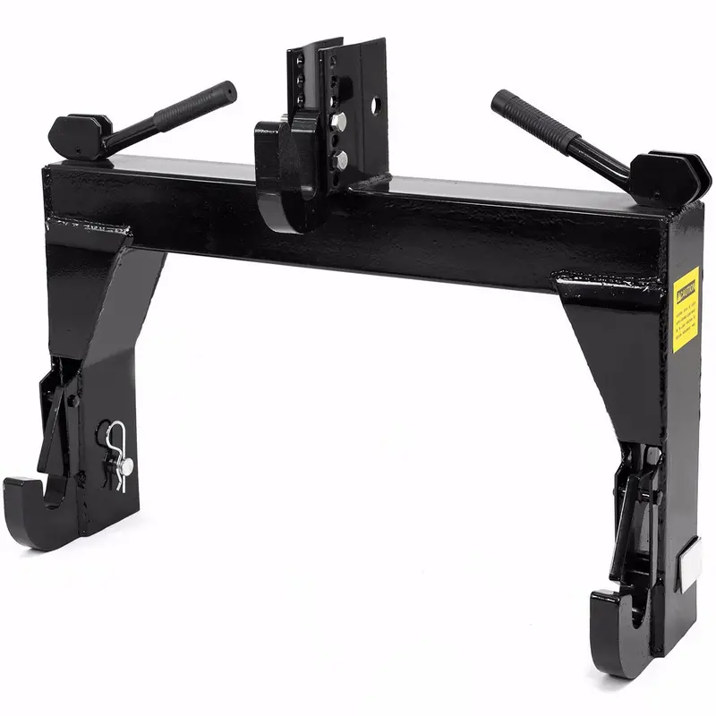 Category 1 3-Point Quick-Hitch Kit – Tractor Implement Mounting System with Clevis Hook
