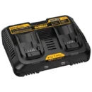Dual-Voltage (12V/20V) Jobsite Charging Station – Fast Wall-Mounted Battery Charger (Black)