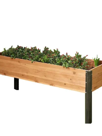 Elevated Raised Garden Bed Planter – 70″ × 24″ × 29″ Tall, Outdoor Wood-Free Growing System