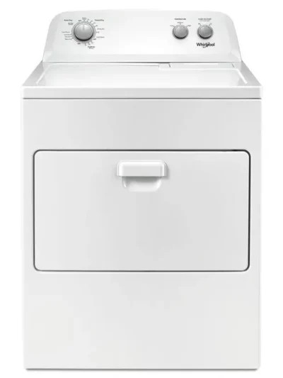 Full-Size Electric Dryer with AutoDry™ and Wrinkle Shield™ Features – White Finish