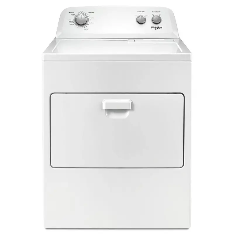 Full-Size Electric Dryer with AutoDry™ and Wrinkle Shield™ Features – White Finish