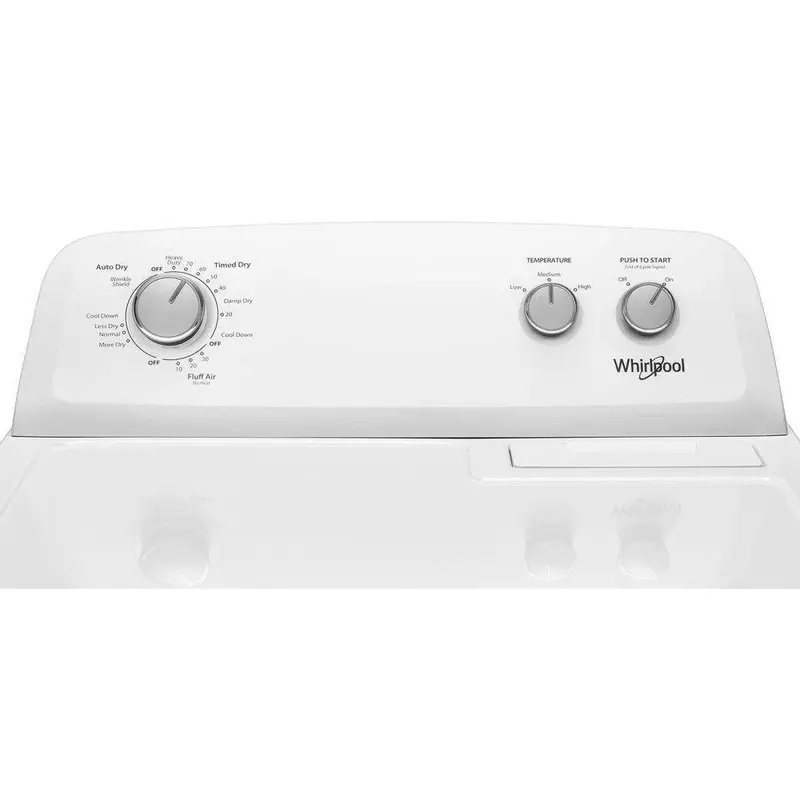 Full-Size Electric Dryer with AutoDry™ and Wrinkle Shield™ Features – White Finish - Image 4