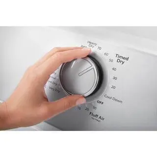 Full-Size Electric Dryer with AutoDry™ and Wrinkle Shield™ Features – White Finish - Image 6