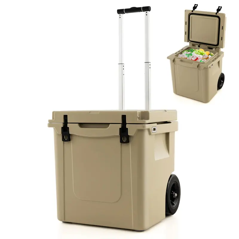 High-Capacity 45-Quart Insulated Cooler for Extended Outdoor Use