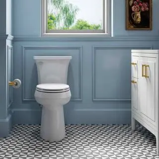 Highline Arc Extra-Tall Elongated Toilet – 1.28 GPF White Unit with Integrated Seat - Image 3