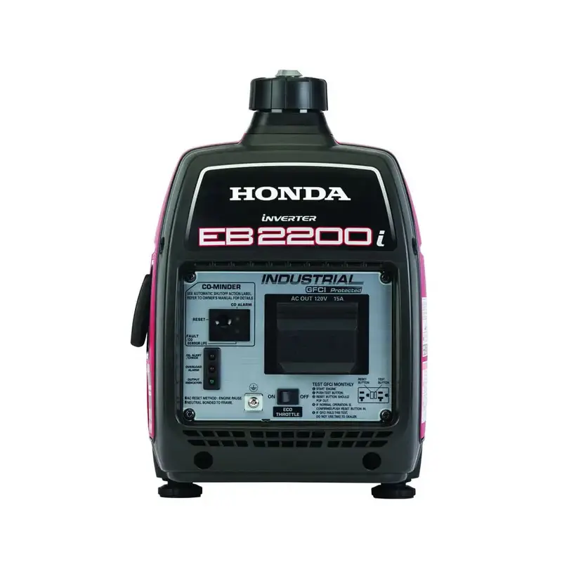 Honda EB2200ITAN 2200W Inverter Generator with CO Detection and 121cc Gas Engine - Image 2