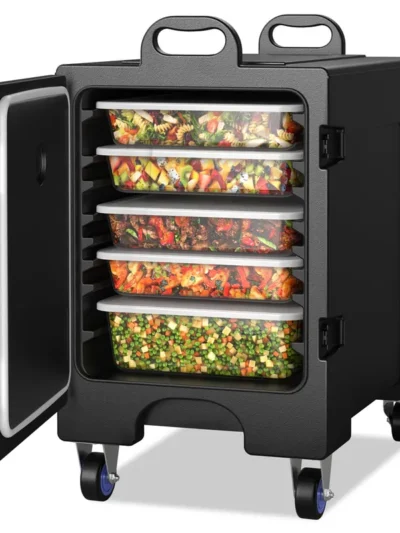 Insulated Food Pan Carrier – Holds Five Full-Size Gastronorm Pans for Catering Transport