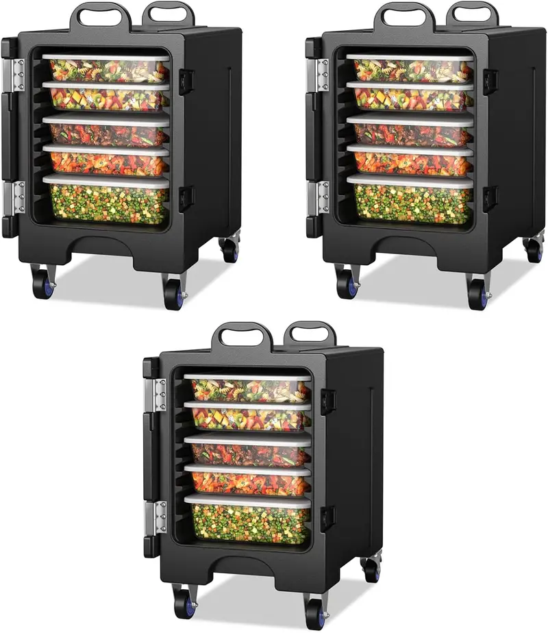 Insulated Food Pan Carrier – Holds Five Full-Size Gastronorm Pans for Catering Transport - Image 4
