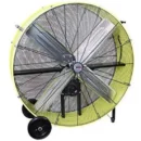 International 42″ Belt-Drive Drum Fan — Industrial-Grade, 2-Speed, with Safety Cutoff and Mobility Wheels