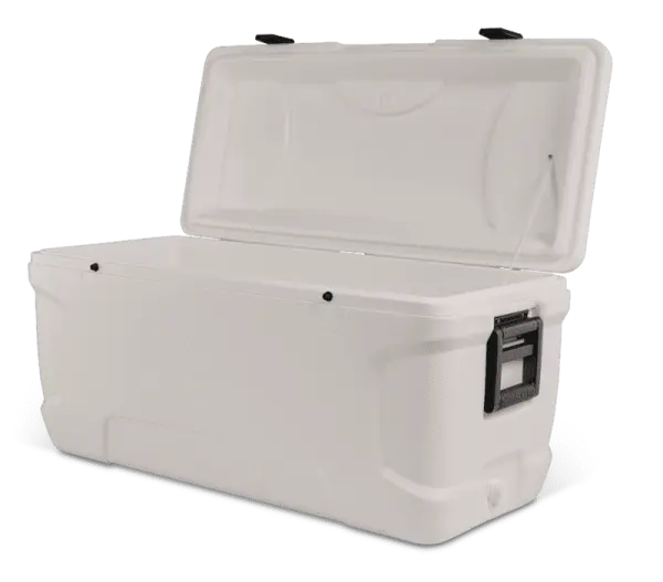 Latitude Marine 150-Quart Hard-Side Cooler – White Insulated Portable Cooler - Image 2